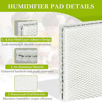 4 Pack MD1-0034 Replacement Humidifier Wick, Humidifier Filters Compatible - Image 3