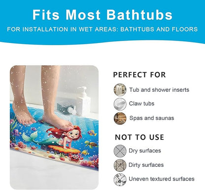 XIYUNTE Baby Bath Mat for Tub Non Slip Kids Bath Mat - Image 7
