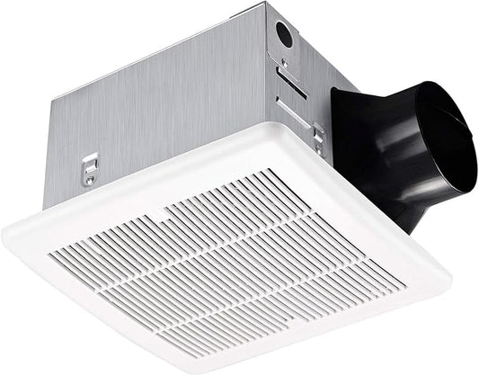Tech Drive Bathroom fan 110 CFM, 1.5Sone No Attic access Needed Installation by TechDrive