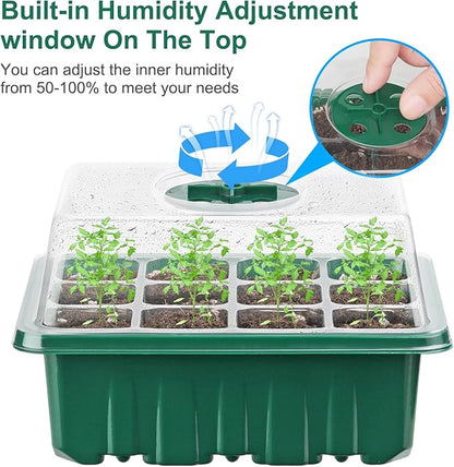 12 Pack Seed Starter Tray Seed Starter Kit - Image 3