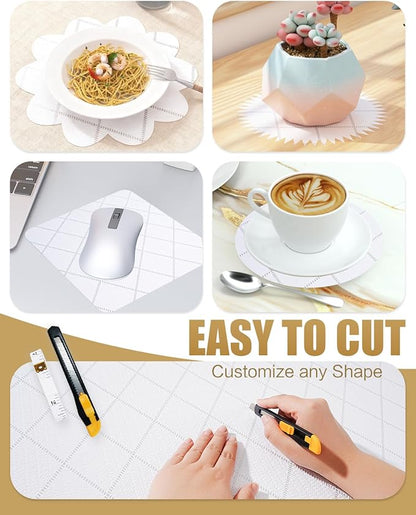Shelf Liners for Kitchen Cabinets Non-Adhesive 12in x 20FT, Non-Slip Thickened - Image 6