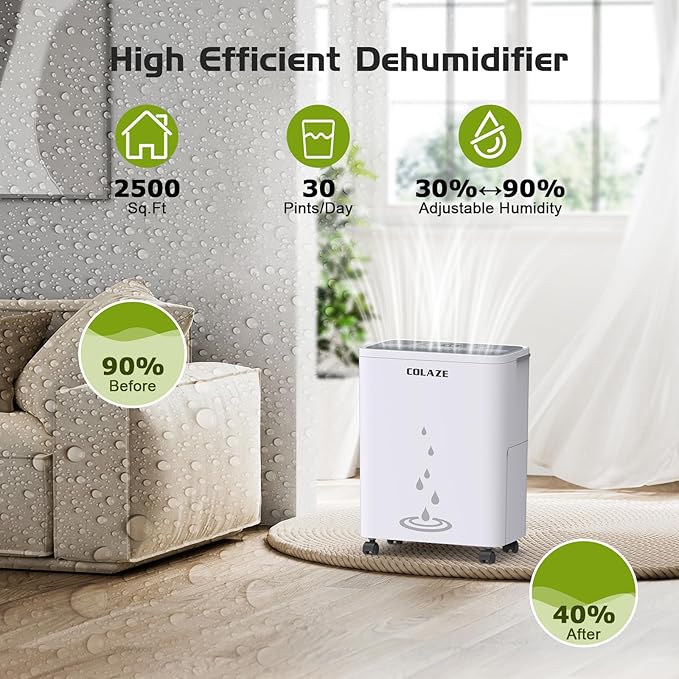 2500 Sq. Ft Dehumidifier for Home - Image 2