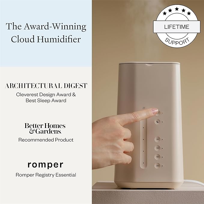 Vitruvi Cloud Humidifier for Bedroom | Large Humidifier Up to 600 sq ft | Cool - Image 4