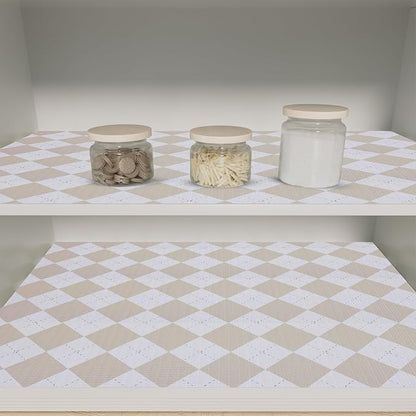 Beige Shelf Liner for Kitchen Cabinets 12" x 120" Non-Adhesive Non-Slip Drawer - Image 7