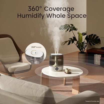 6L Self-Cleaning Humidifier for Large Room, CleanCare Warm & Cool Mist - Image 6