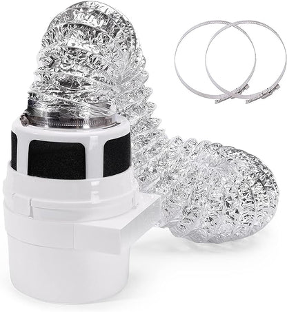 【UPGRADED】NOORNY 3 in1 Indoor Dryer Vent Kit Lint Catcher Bucket Box by NOORNYGroup