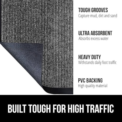 GORILLA GRIP Waterproof Traffic Guard Door Mat, Heavy Duty Entryway Mats - Image 2