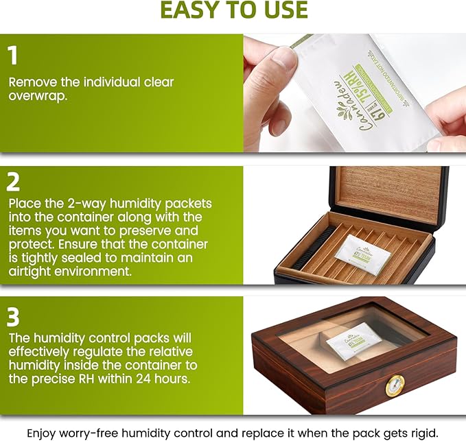 75% Two-Way Humidity Control Packets, 67g – Moisture Absorbers & Hydration - Image 6