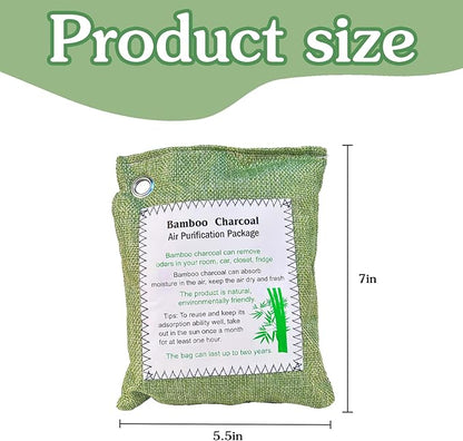 Bamboo Charcoal Air Purifying Bag, Activated Charcoal Odor Absorber Moisture - Image 6