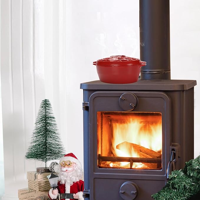 G Good Gain Wood Stove Steamer, Fireplace Humidifier, Cast Iron Humidifier - Image 2