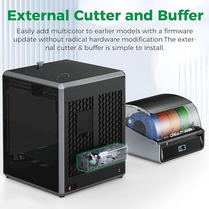 Official CREALITY CFS-C, 3D Printing, RFID Auto-Loading, External Cutter - Image 3