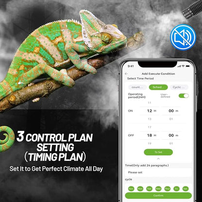 REPTI ZOO Smart WiFi Reptile Fogger - Image 3