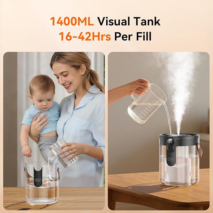 DIGIX Small Portable Humidifiers - Image 8