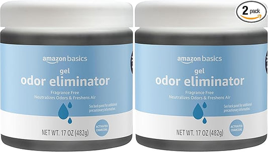 Amazon Basics Odor Eliminator, Activated Charcoal | Fragrance Free | 17 Oz | by AmazonBasics