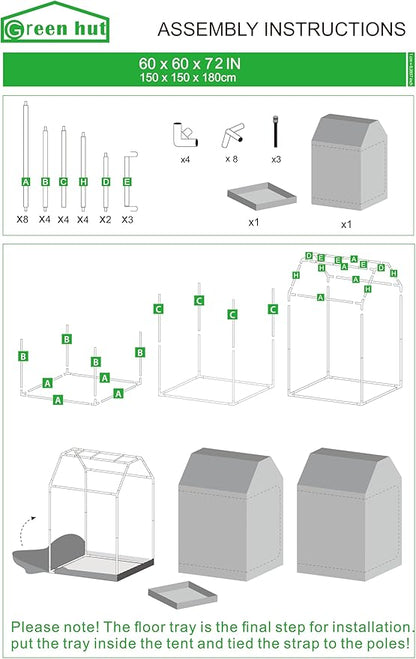 5x5 Growing Tent, Indoor Growing Tent - Image 8