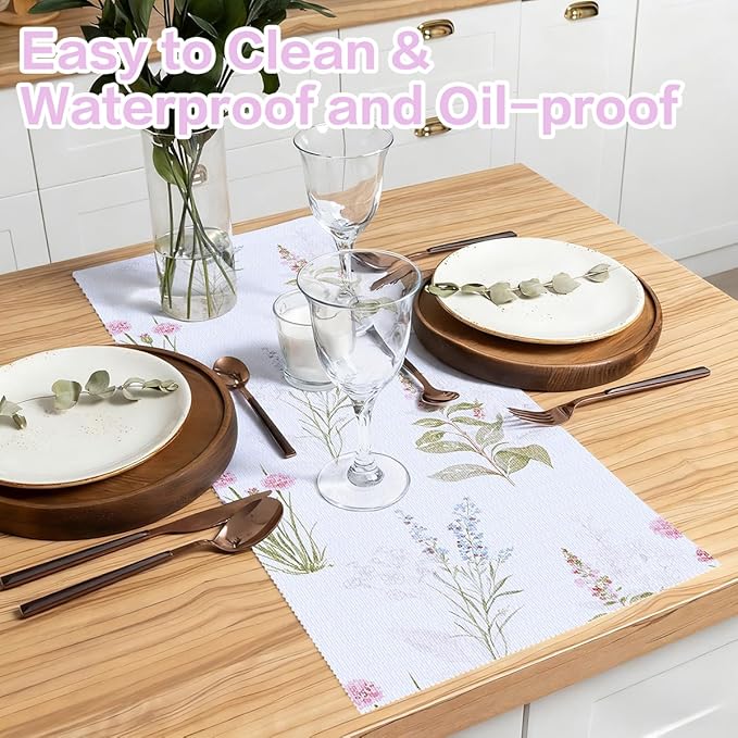 Floral Shelf Liner for Kitchen Cabinets Non Adhesive Drawer Liners Non Slip - Image 7