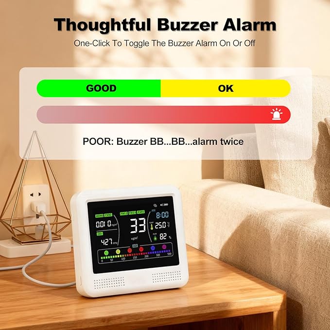 16-in-1 Indoor Air Quality Monitor and Detector - Image 8