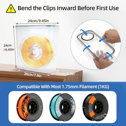 Filament Storage Box Kit- 6 Pack Filament Container - Image 3