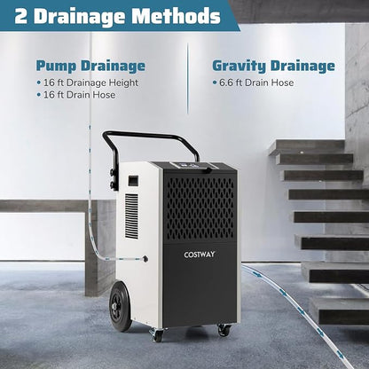 COSTWAY 154 Pints Commercial Dehumidifier - Image 7