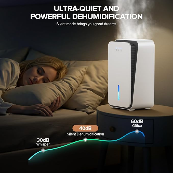 Dehumidifier for Home, 1000 sq.ft Dehumidifier - Image 8