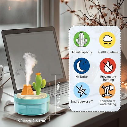Portable baby humidifier with 2 Mist Modes, 320mL Large Tank Whisper-Quiet - Image 2