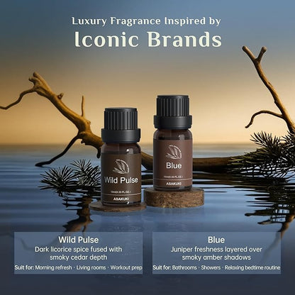 ASAKUKI Men Essential Oils Set for Diffuser, Valentine's Day Gift for Men– - Image 3