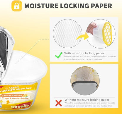 Vacplus Moisture Absorbers 6 Pack, Portable Humidity Absorber Boxes - Image 3