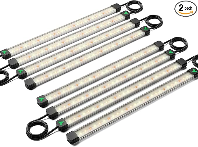 VIVOSUN Lumaray LED Grow Light Bars 16”, Full Spectrum Side Lighting by VIVOSUN