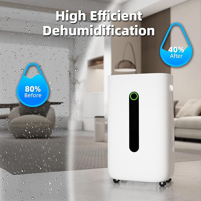 AIRPLUS 4500 Sq.Ft 70 Pint Dehumidifier - Image 2