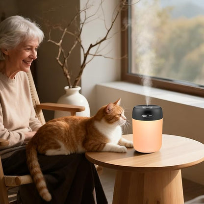 Portable Small Humidifier, 650ml Colorful Mini Humidifier - Image 8