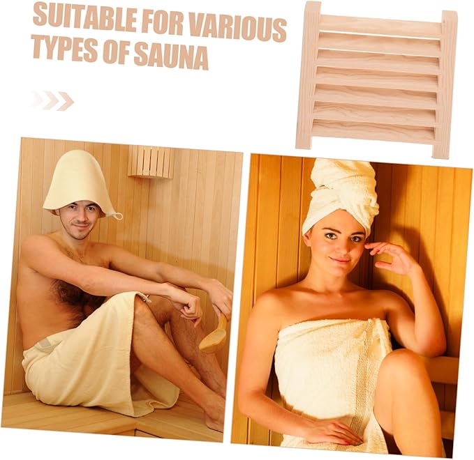 jojofuny Sauna Room Air Vent Grille Panel Humidity Control Wooden Louver - Image 3