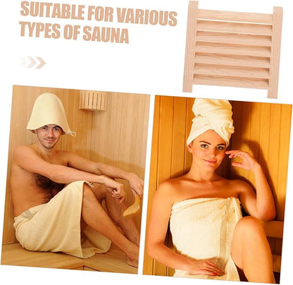 jojofuny Sauna Room Air Vent Grille Panel Humidity Control Wooden Louver - Image 3