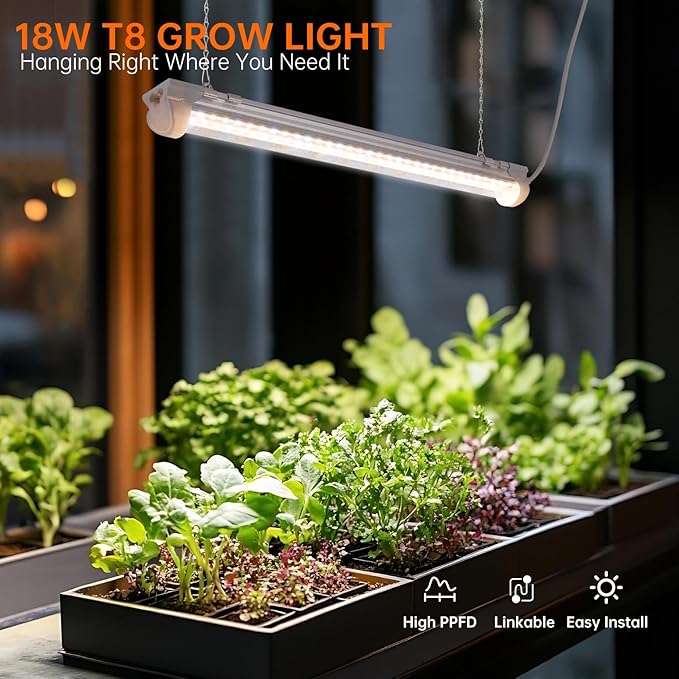 Bstrip T8 Grow Light, 1.4FT 36W Plant Lights - Image 3
