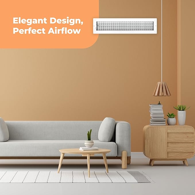 Aluminum 22 x 4 Inch Air Vent Covers Wall AC Grille – Premium Register Vent - Image 7