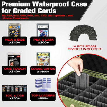 Graded Card Case Storage Box: Sports Trading Cards Holder - Image 2