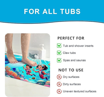 XIYUNTE Baby Bath Mat for Tub Non Slip Kids Bath Mat - Image 7