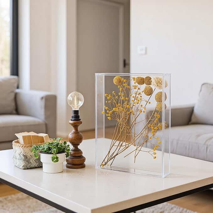 Memory Case - All Clear Acrylic Frame, Lightweight Desktop Organizer | - Image 2