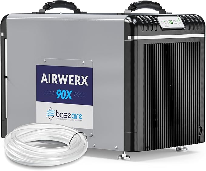 BaseAire 198 Pints Dehumidifier by BASEAIREDRYYOURCRAWLSPACEBASEMENT