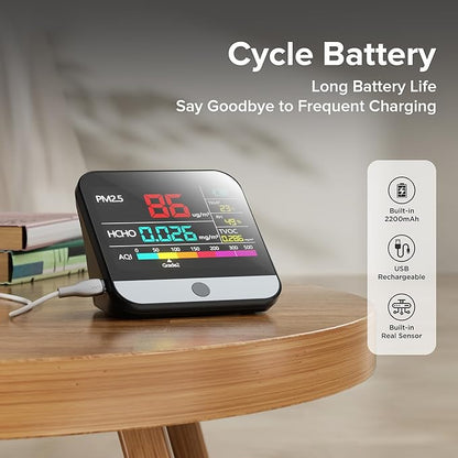 Xoopon 13 in 1 Air Quality Monitor Indoor Portable - Image 6