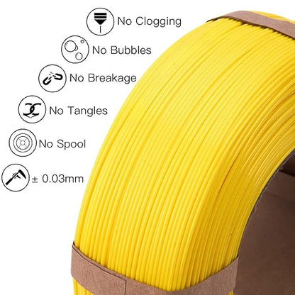 Inland V2 PLA PRO 3D Printer Filament Refill, 1.75mm Spooless Filament - Image 3