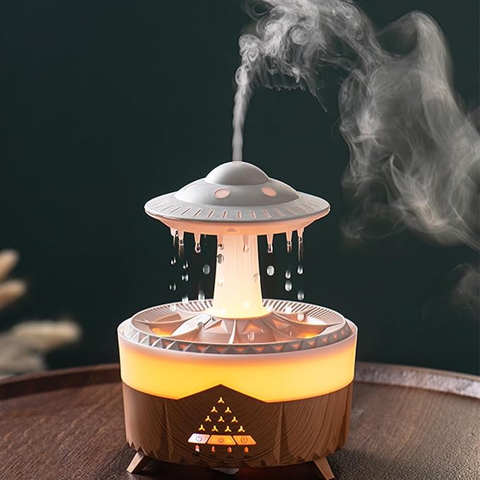 Raindrop Humidifiers for Bedroom -Essential Oil Diffuser by fuliyingAhealthierhome