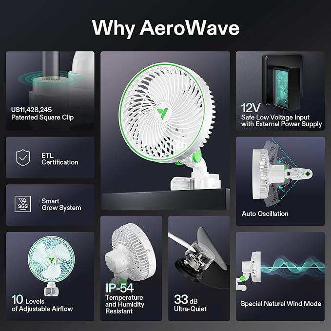 VIVOSUN AeroWave E6 Grow Tent Fan 6”, EC Motor, Smart Wifi Control, US Patented - Image 7