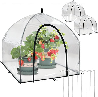 24.5″ *24.5″ *20.5″, Mini Greenhouse Winter Plant Warm Covers by CHPPEY