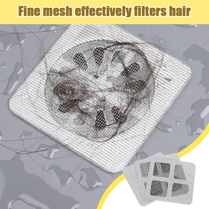 Disposable Hair Drain Stickers, 2025 Upgraded Disposable Floor Drain Filter - Image 2