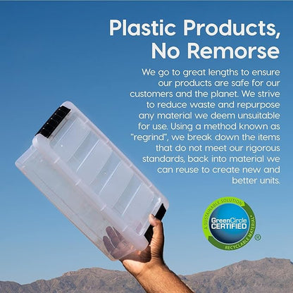 IRIS USA 13 QT Plastic Storage Box - Image 7