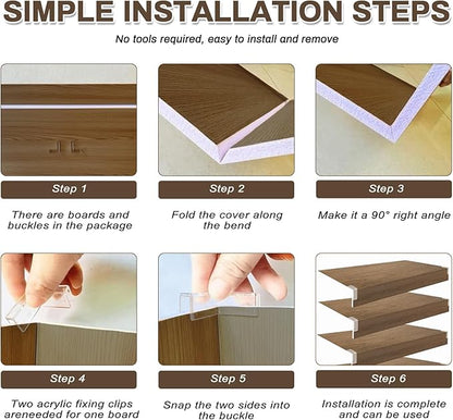 24x12 in Wire Shelf Covers for Pantry, Preventing Leakage of Items & Removable - Image 7