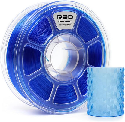R3D PLA Filament 1.75mm, 0-370 mm/s High Speed PLA Printing, Dimensional by R3D