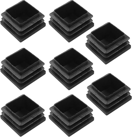 8 Pack 1-1/4" Square Plastic Plugs by Bonsicoky