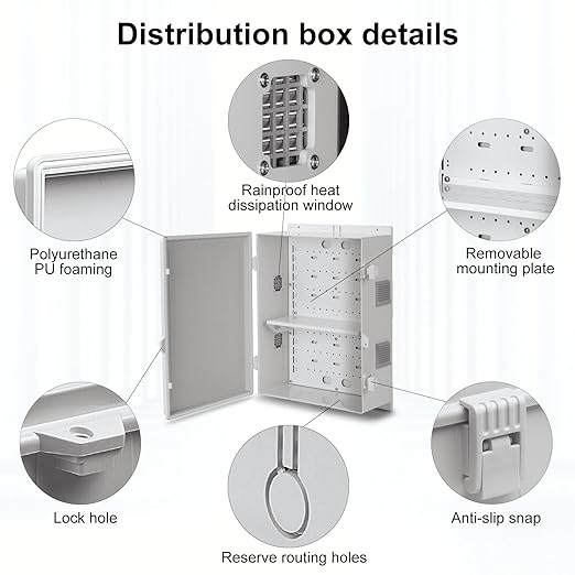 Outdoor Electrical Junction Box, ABS Water Resistant Enclosure - Image 6