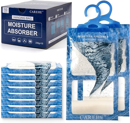 Hanging Moisture Absorbers Bags, Effective Dehumidifiers by CAREHE
